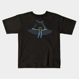 17th Cavalry Hat w Branch wo txt Kids T-Shirt